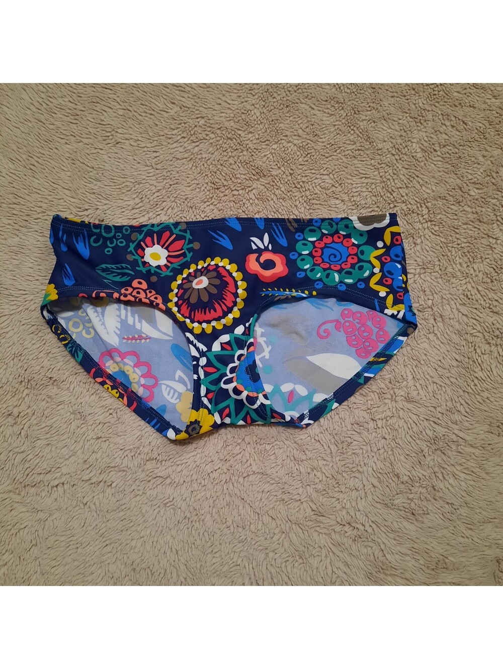 Boden Bikini Bottom Blue Floral Women's  Size 6